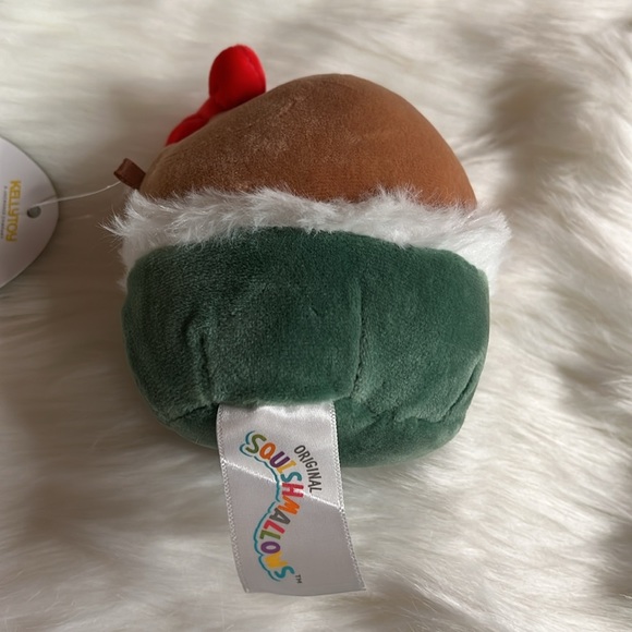 SQUISHMALLOWS | NWT 4" Gina the Gingerbread Girl Christmas Plush Toy - Picture 3 of 3